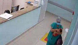 Técnica de enfermagem é presa ao tentar levar bebê em bolsa