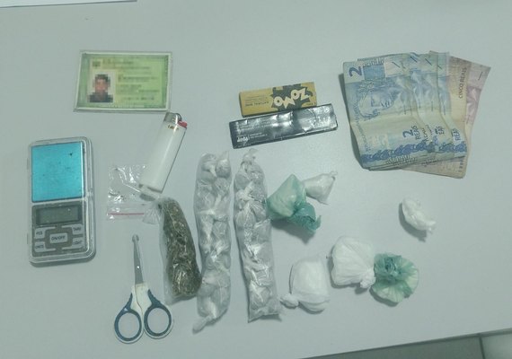 Polícia Civil autua homem acusado de tráfico de drogas em Paripueira