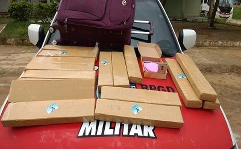 Polícia Militar aborta distribuição de 36 quilos de maconha no Cruzeiro do Sul