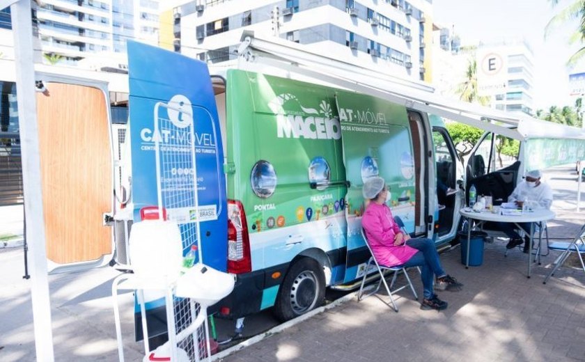 CAT Móvel Praia deixa de ser ponto de vacinação contra a Covid-19 neste domingo (19)