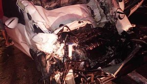 Colisão envolvendo quatro veículos deixa uma pessoa morta e oito feridas na BR-316
