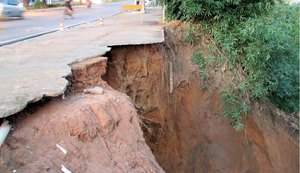 Erosão no bairro de Murilópolis apresenta risco iminente de tragédia