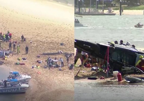 Batida de dois helicópteros deixa quatro mortos e três feridos em estado crítico