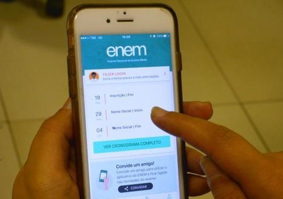 Estudantes já podem baixar o aplicativo do Enem