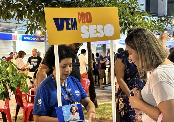 Sesc divulga programação no Festival Sabores de Alagoas