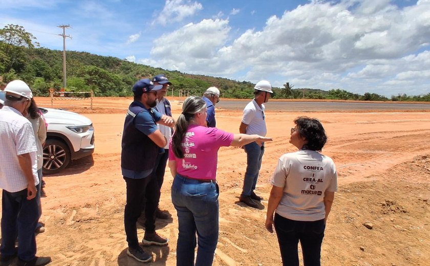 Crea/AL acompanha avanços da implantação da AL-102 Norte