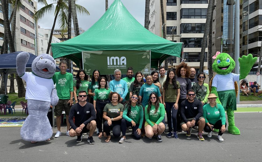 Projeto Nossa Praia promove conscientização ambiental e encanta o público em Maceió