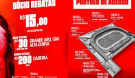 CRB inicia nesta quinta (4) venda de ingressos para jogo contra o São Bernardo