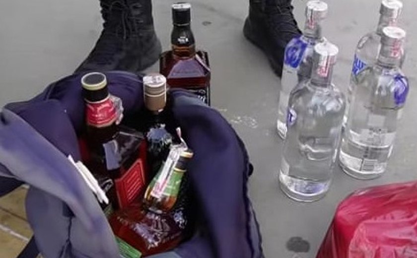 Adolescente é apreendida após tentar furtar bebidas alcoólicas em supermercado