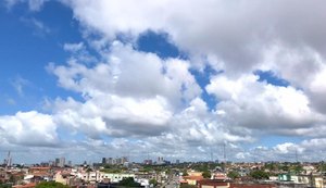 Fim de semana deve ser de sol entre nuvens em Alagoas, aponta Sala de Alerta