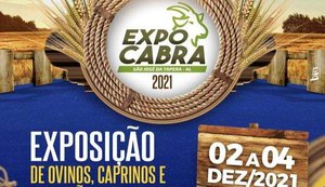 Cidade sertaneja anuncia sua Expocabra 2021, que acontece neste final de semana