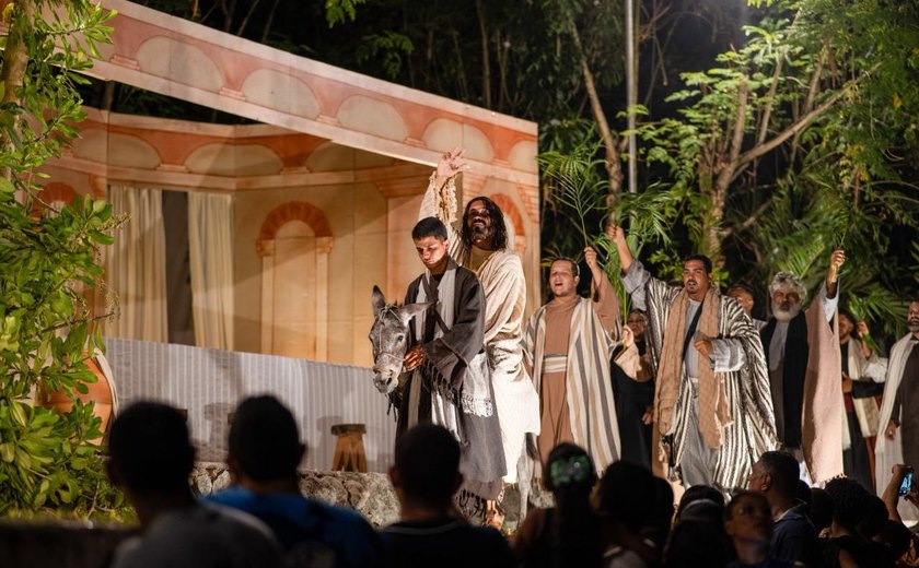 Santa Luzia do Norte oferece ótima opção para três dias teatral da Paixão de Cristo ao ar livre, evento que entra para a sua 36ª edição