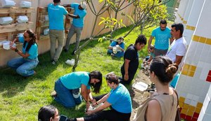 Horta implantada por voluntários beneficia mais de 800 estudantes em Alagoas