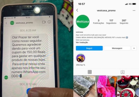 Golpistas estão clonando WhatsApp usando perfis falsos no Instagram