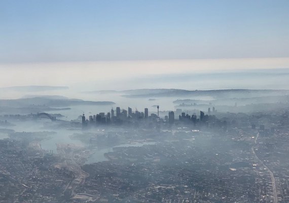Incêndios agravam poluição do ar em Sydney, na Austrália