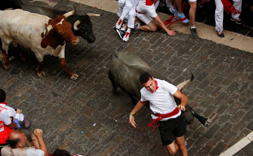 Dez ficam feridos em corrida de touros na Espanha