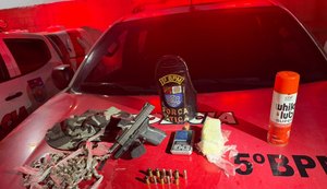 PM apreende arma, munições e drogas; suspeito morre após troca de tiros com militares