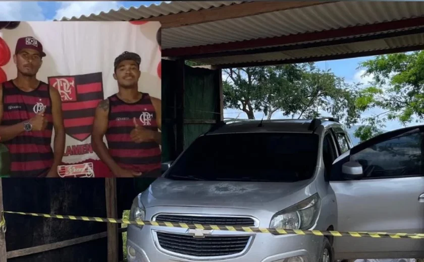 Irmãos são executados a tiros em frente à casa de outro em Joaquim Gomes