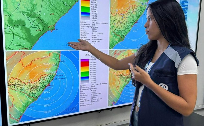 Previsão aponta tempo estável na maior parte de Alagoas ao longo do fim de semana