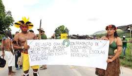 Dia do Índio tem protesto e BR 101 é liberada no fim da tarde de hoje, em Joaquim Gomes