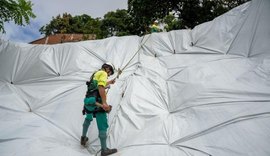 Defesa Civil instala mais de 45 mil m² de lonas em áreas de risco