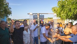 Governo leva água encanada ao povoado Lagoa do Mato dos Lopes, em Palmeira dos Índios