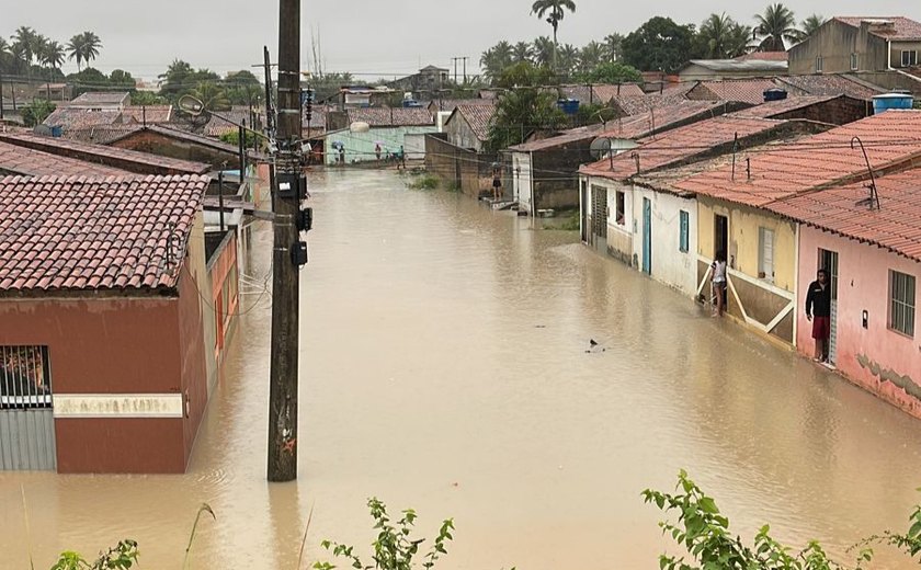 Chuvas deixam mais de 20 famílias desabrigadas em Arapiraca