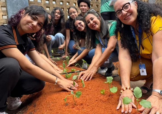 Secretaria de Estado do Meio Ambiente inaugura 68ª horta urbana em Alagoas