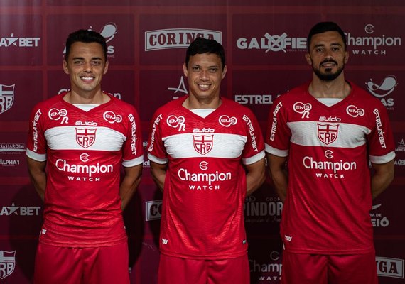 Mike, Anderson Leite e Matheus Ribeiro são oficialmente apresentados pelo CRB