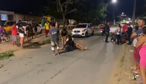 Colisão entre motos deixa duas pessoas feridas em Arapiraca