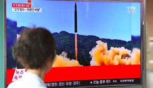 Coreia do Norte testa outro míssil balístico e coloca EUA sob alcance