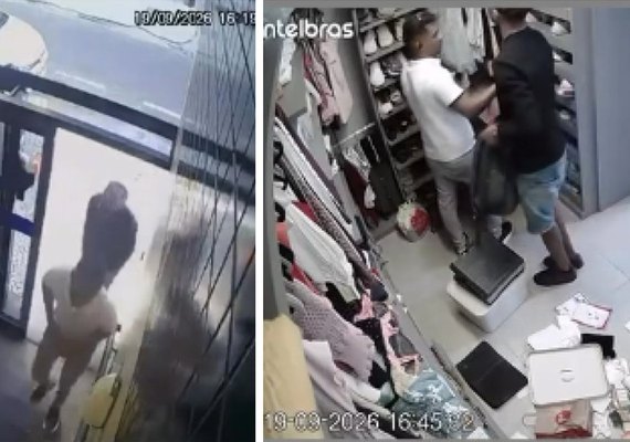 SSP/AL divulga imagens de suspeito de arrombamento em edifício da Ponta Verde