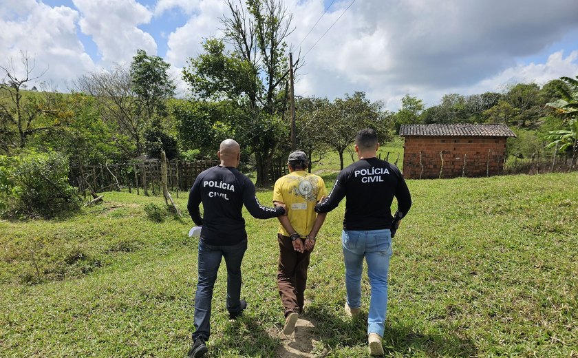 Homem que matou vizinho por ciúmes se esconde em Alagoas e acaba preso