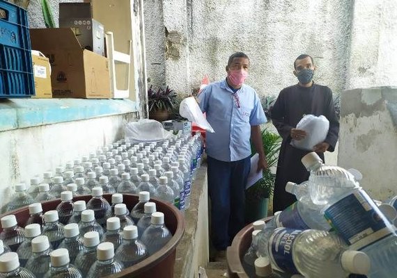 Senai doa itens de higienização e proteção contra o coronavírus