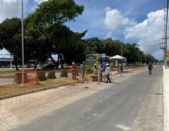 Ampliação da Durval de Góes Monteiro tem mais um trecho em fase de acabamento