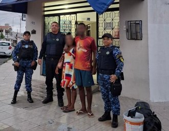 Guarda Municipal de Maceió acolhe casal em situação de rua no Parque do Centenário