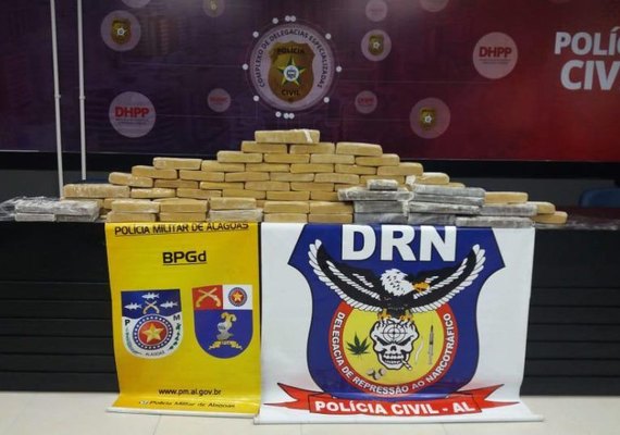 Ação integrada apreende 45 kg de maconha no bairro Cidade Universitária