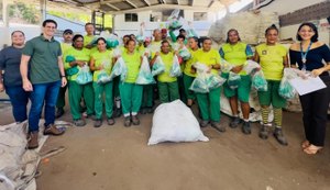 Programa inicia entregas de kits de fardamento e EPIs para catadores de Maceió