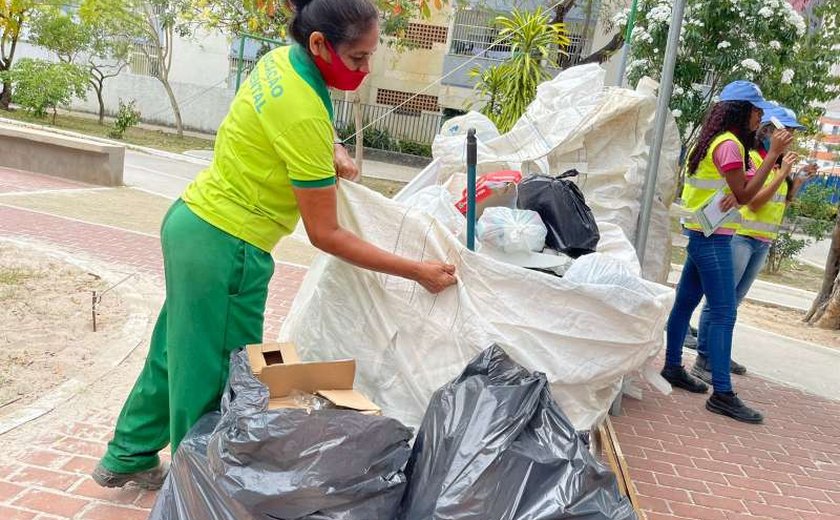 Campanha recolhe 350 kg de materiais recicláveis no entorno do Corredor Vera Arruda