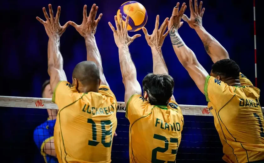 Brasil pega Itália atrás de reabilitação na Liga das Nações de vôlei