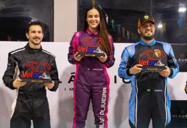 Alagoana Alice Oliveira conquista título da categoria Rookie no Desafio Alagoano de Kart