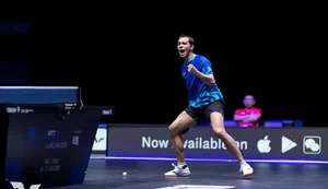 Hugo Calderano cai na final e perde chance do tri no WTT da Eslovênia