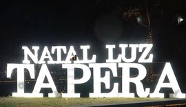 Tapera completa 68 anos com programação festiva e 'Natal Luz' pra lá de arretado