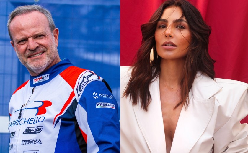Rubens Barrichello anuncia término com Cíntia Chagas após um mês de namoro