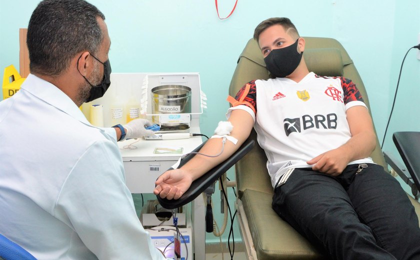 Com apenas 36% do estoque de sangue, Hemoal mantém coleta normal nos jogos do Brasil na Copa