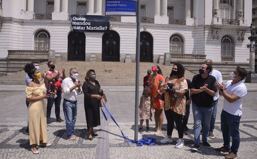 Cerimônia marca três anos do assassinato da vereadora Marielle Franco