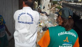 Vigilância Sanitária recolhe 50 toneladas de lixo em residência na Santa Lúcia