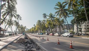 Seminfra inicia obra para construção de faixa permanente na Rua Fechada