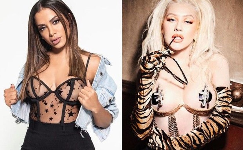 Produtor confirma parceria entre as cantoras Anitta e Christina Aguilera