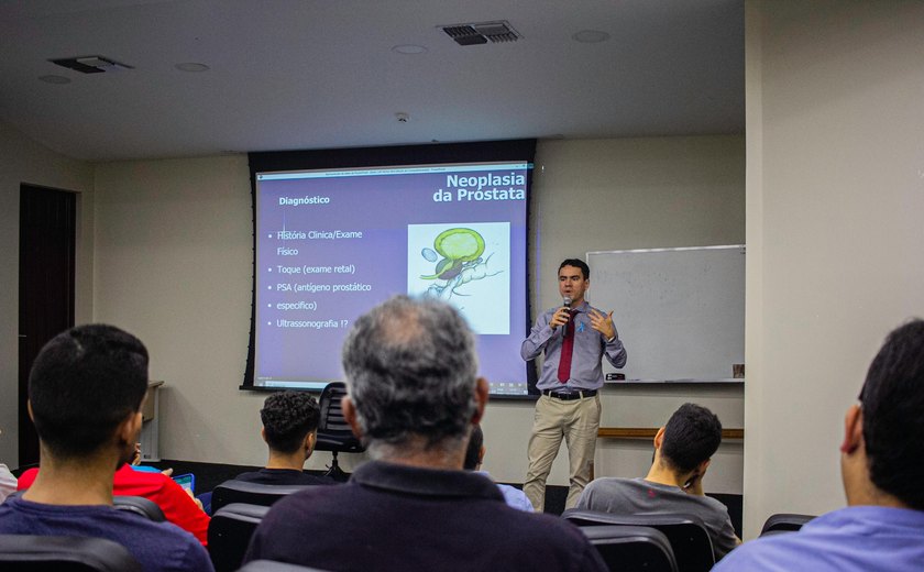 Sefaz/AL promoveu palestra de conscientização sobre o câncer de próstata nesta terça-feira (14)